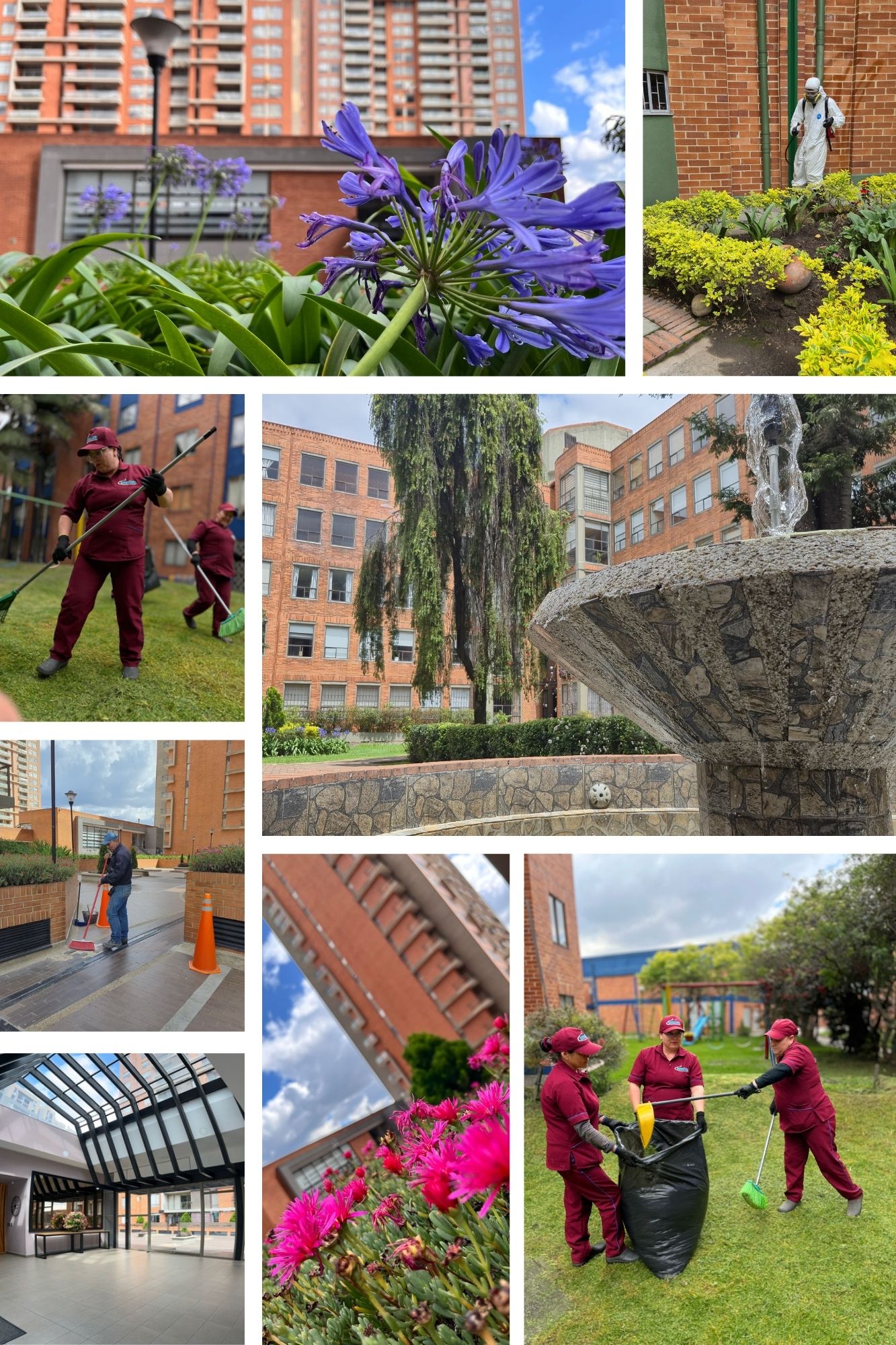 Collage Vertical Recuerdos del Verano Aesthetic Blanco